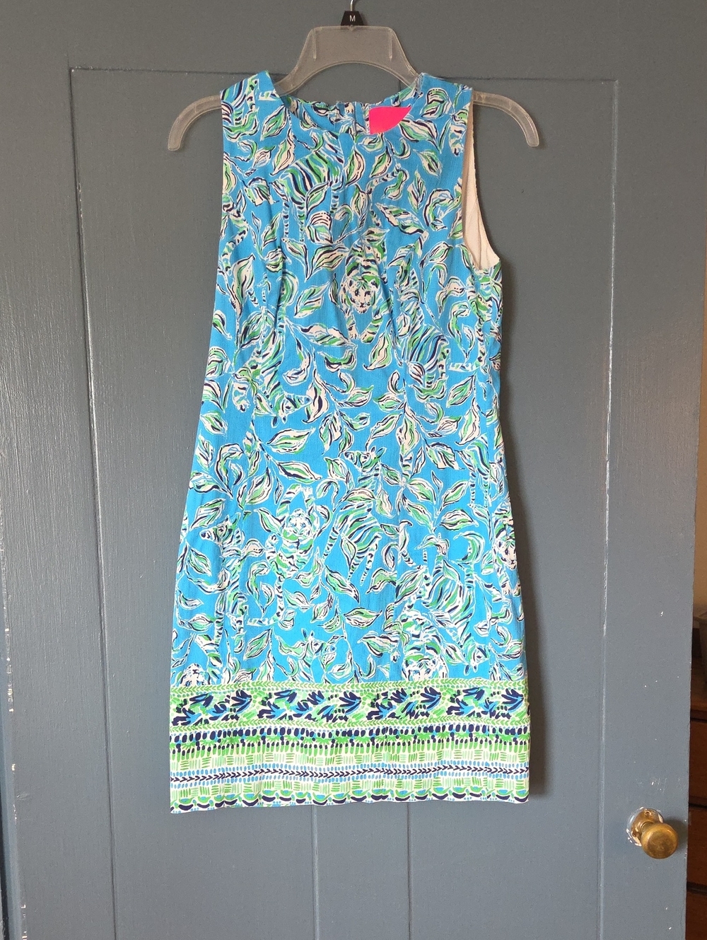 Lilly Pulitzer Mila Shift Dress Size 2 Outta Line Print